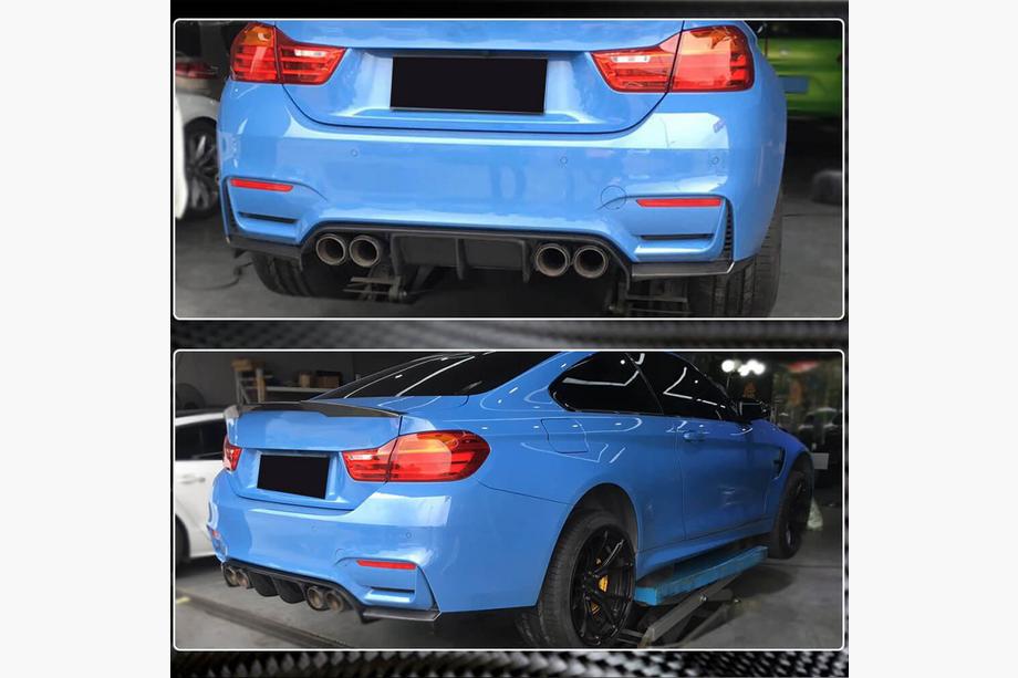 BMW 3 Series F30/F31 2012-2019 Diffuseur Arrière V5 (pour F80, Carbone) Photo 5