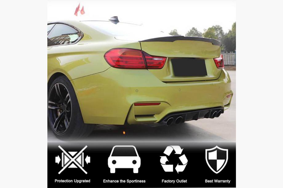 BMW 3 Series F30/F31 2012-2019 Diffuseur Arrière V8 (pour F80, Carbone) Photo 3