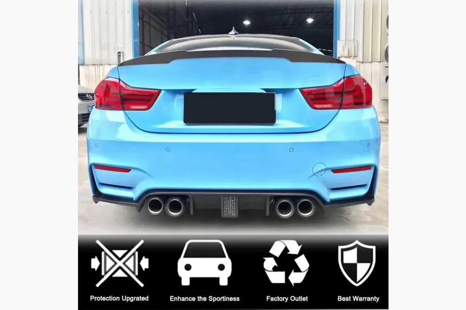 BMW 3 Series F30/F31 2012-2019 Diffuseur Arriere V12 (pour F80, Carbone) Photo 2