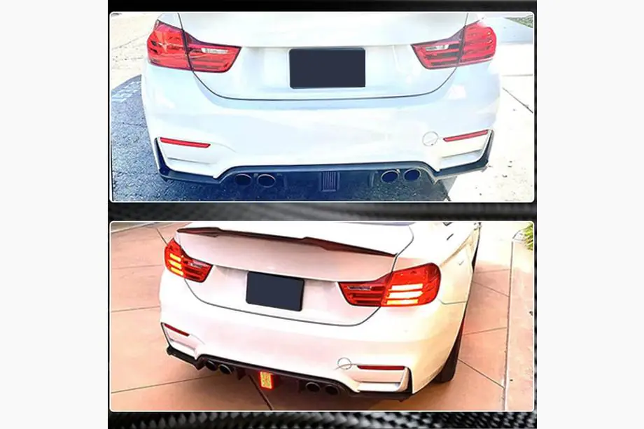 BMW 3 Series F30/F31 2012-2019 Diffuseur Arriere V12 (pour F80, Carbone) Photo 3