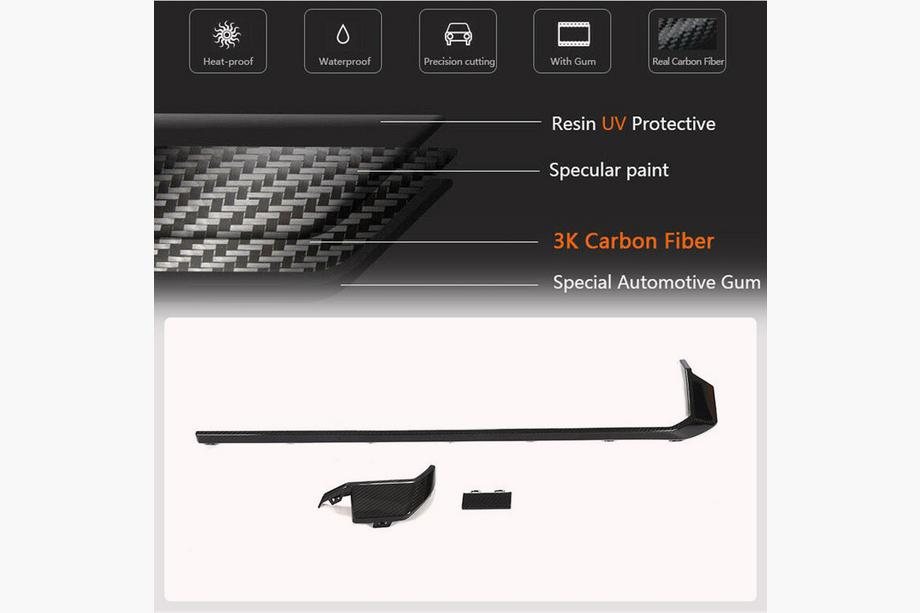 BMW 3 Series G20/G21 2018- Diffuseur de Pare-Chocs Arrière V3 (pour G80, Carbone) Photo 4
