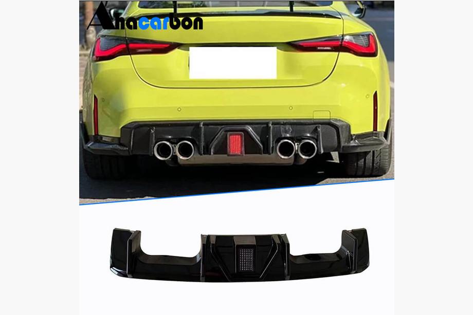 BMW 3 Series G20/G21 2018- Diffuseur de Pare-chocs Arrière ABS V4 (pour G80) Image