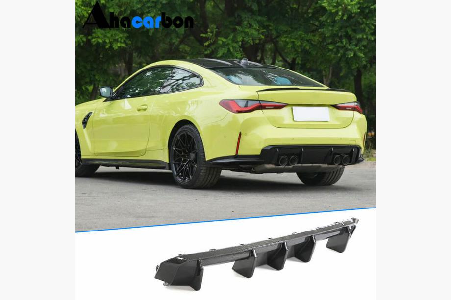 BMW 4 Series G22/23/26 2020- Diffuseur Arrière V1 (pour G82/G83, Carbone) Image