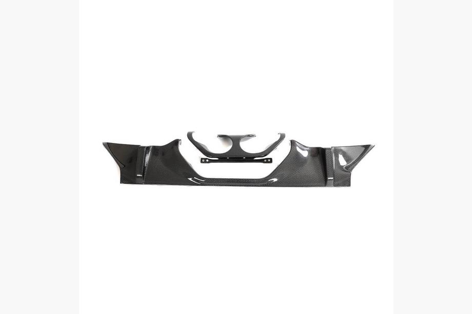 BMW 2 Series G42 2021- Diffuseur de Pare-chocs Arriere Carbone V2 (G87) Photo 5