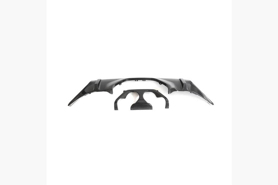 BMW 2 Series G42 2021- Diffuseur de Pare-chocs Arriere Carbone V2 (G87) Photo 7
