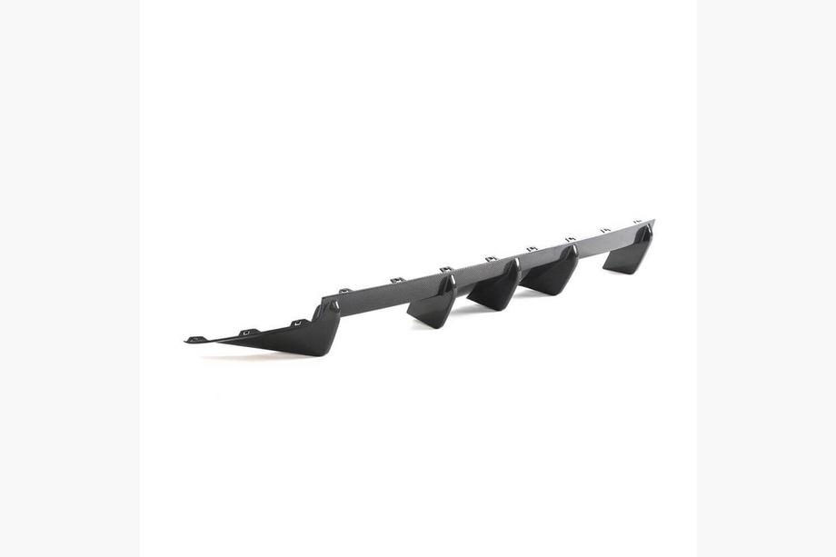 BMW 2 Series G42 2021- Diffuseur de Pare-chocs Arriere V3 (pour G87, Carbone) Photo 3