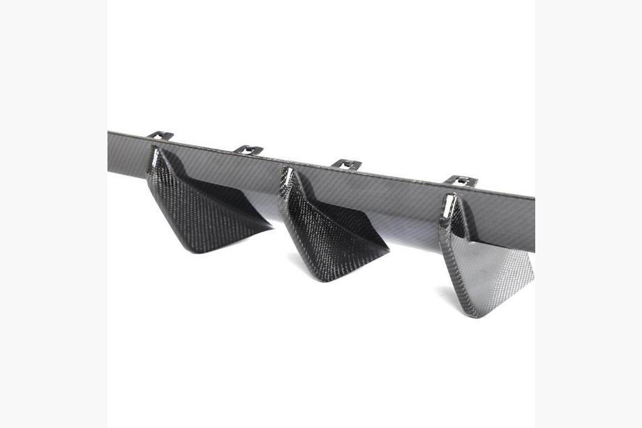 BMW 2 Series G42 2021- Diffuseur de Pare-chocs Arriere V3 (pour G87, Carbone) Photo 5