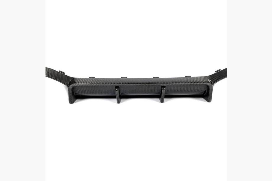 BMW X4 G02 2018- Diffuseur de Pare-chocs Arrière (pour F98 2022-2025, Carbone) Photo 4