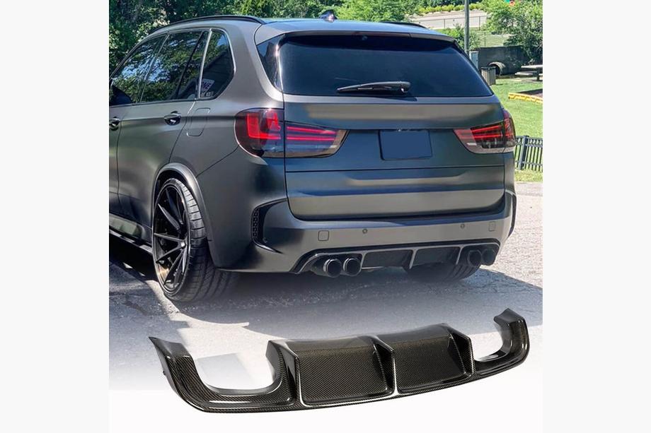 BMW X5 F15 2013-2018 Diffuseur arrière V2 (pour F85, carbone) Photo 1