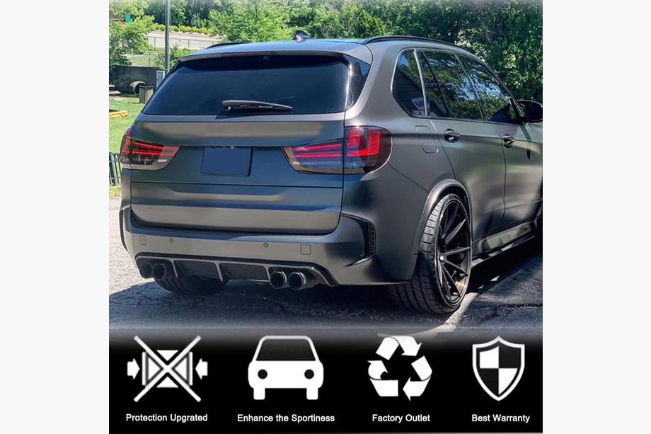 BMW X5 F15 2013-2018 Diffuseur arrière V2 (pour F85, carbone) Photo 3