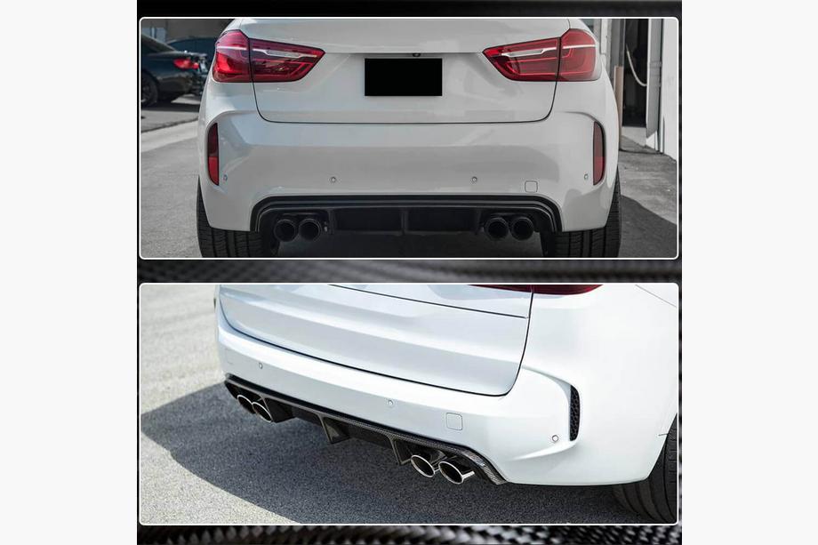 BMW X5 F15 2013-2018 Diffuseur arrière V2 (pour F85, carbone) Photo 4