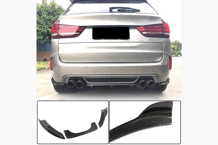 BMW X6 F16 2014-2019 Diffuseur arrière V1 (pour F86, carbone) Image