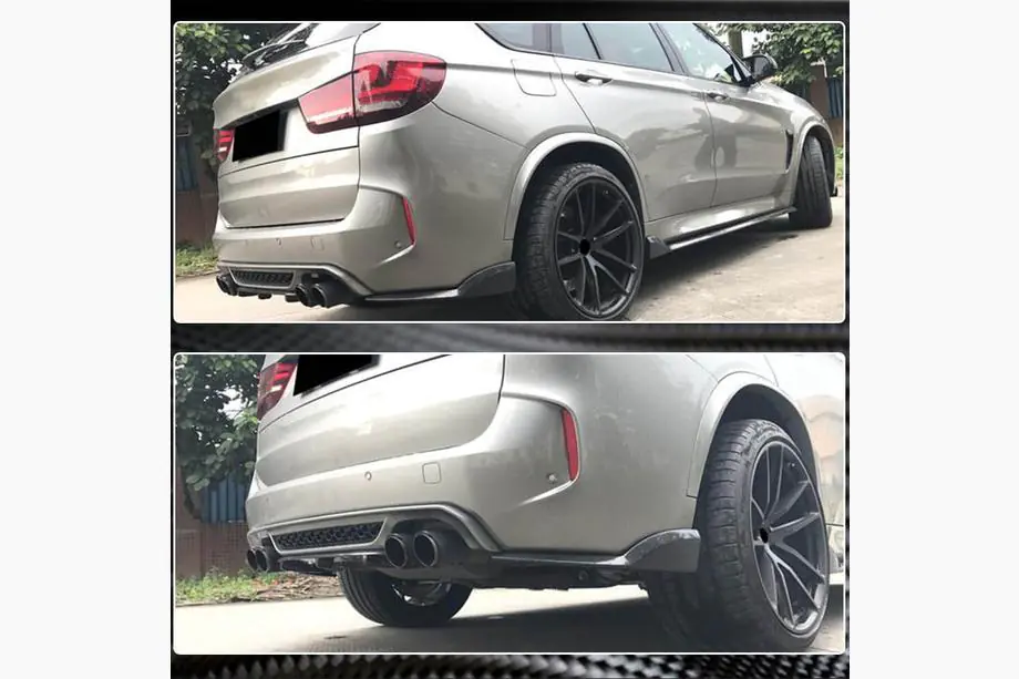 BMW X6 F16 2014-2019 Diffuseur Arrière V2 (pour F86, Carbone) Photo 4