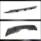 BMW X6 F16 2014-2019 Diffuseur de pare-chocs arrière V1 (pour Base, Carbone) photo 3