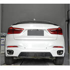 BMW X6 F16 2014-2019 Diffuseur de Pare-Chocs Arrière V1 (pour M-Sport, Carbone) photo 3