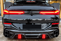 BMW X6 G06 2019–2027 Diffuseur arrière pour M-Sport (2018-2022, carbone) photo 1