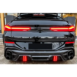 Diffuseur de pare-chocs arrière V1 (pour M-Sport, 2018-2022, carbone) photo 1