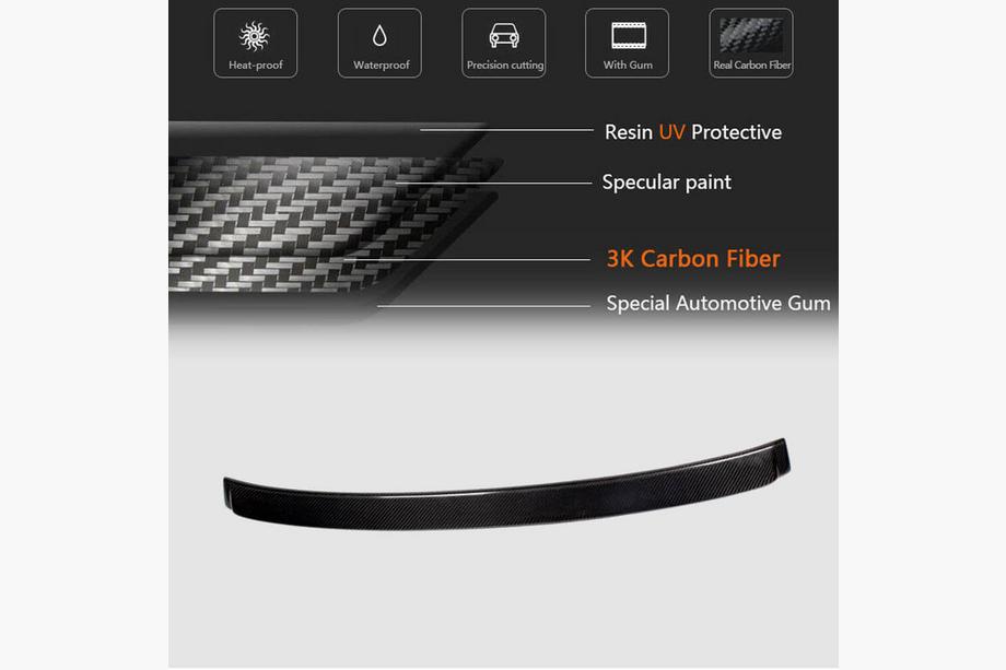 BMW 5 Series F10/F11 2010–2016 Aileron Arrière V1 (pour F10, Carbone) Photo 7