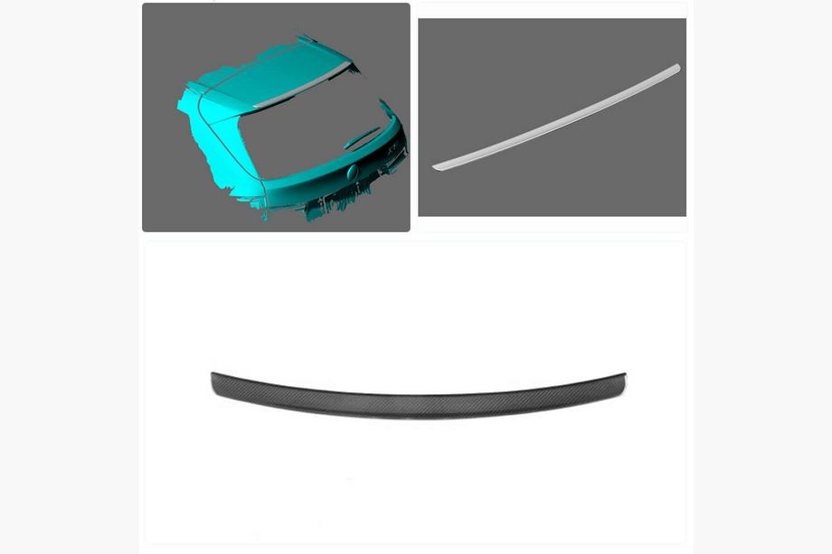 BMW X5 F15 2013-2018 Spoiler V1 (Carbone) Photo 2