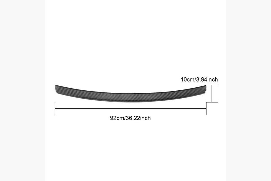 BMW X5 F15 2013-2018 Spoiler V1 (Carbone) Photo 6