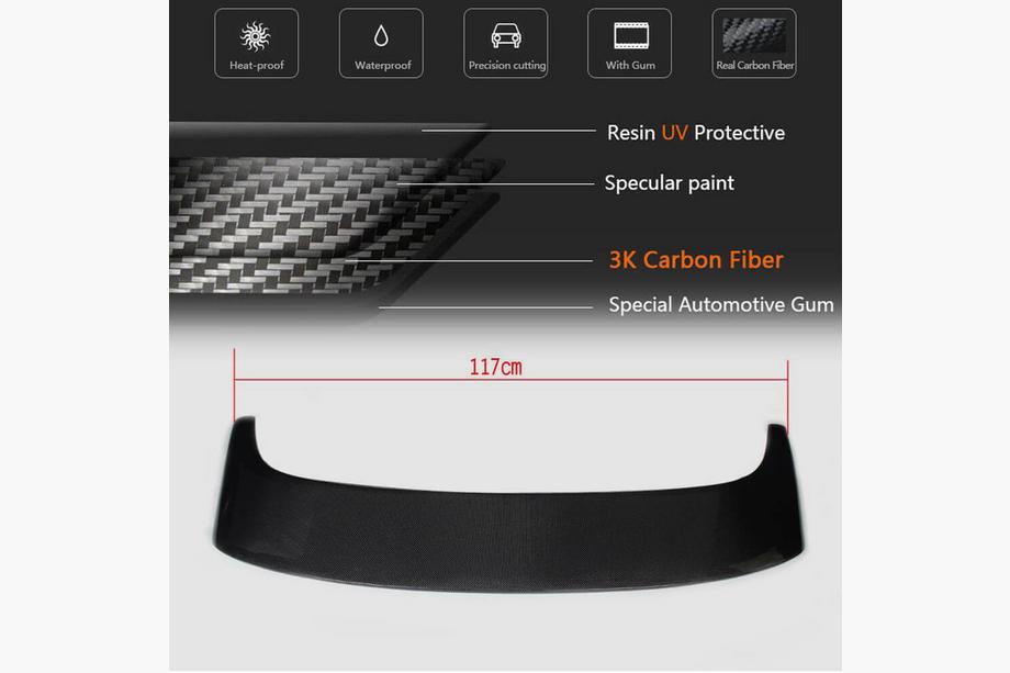 BMW X5 F15 2013-2018 Aileron V2 (Carbone) Photo 4