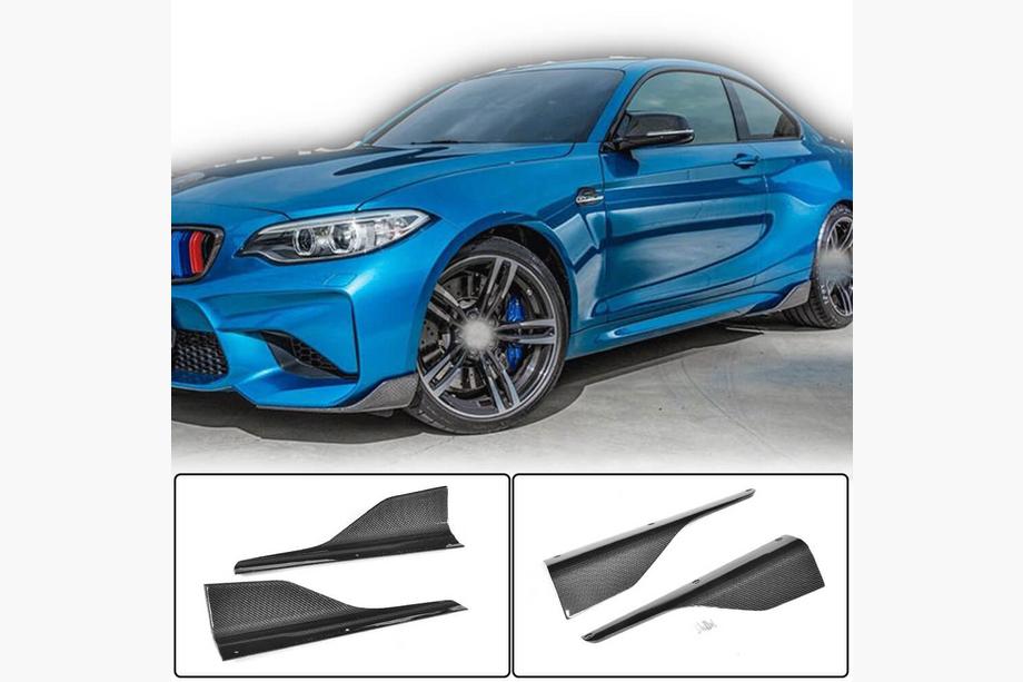 BMW 2 Series F22/F23 2014-2021 Extensions de bas de caisse Carbone V4 (pour M-Competition) Image