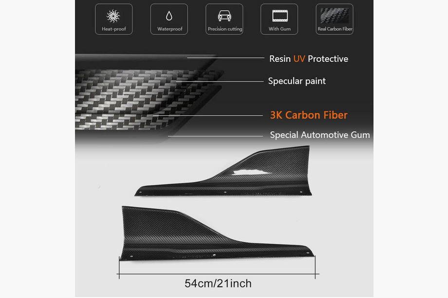 BMW 2 Series F22/F23 2014-2021 Extensions de bas de caisse Carbon V5 (pour M-Competition) Photo 6