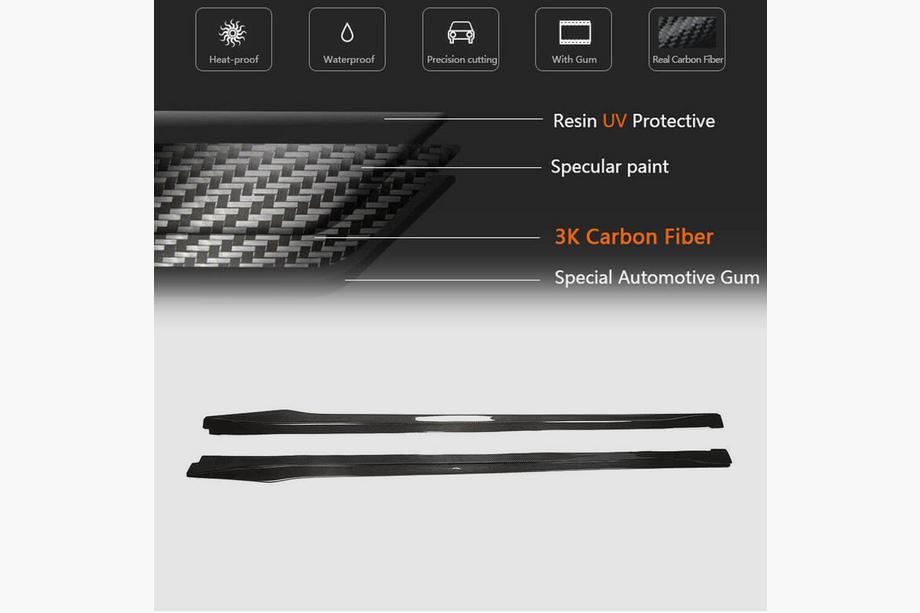 BMW 4 Series F32/F33/F36 2012-2020 Extensions de Bas de Caisse V1 (pour F32/F33 M-Sport, Carbone) Photo 5