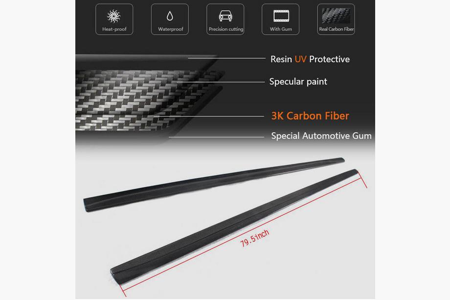 BMW 4 Series F32/F33/F36 2012-2020 Extensions de bas de caisse V2 (pour F32/F33 M-Sport, Carbone) Photo 6