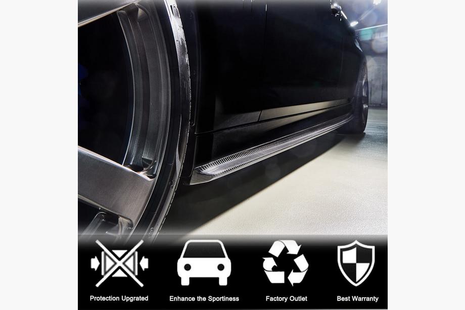 BMW Série 5 G30/G31 2017–2023 Extensions de bas de caisse V2 (pour M-Sport/M5, carbone) Photo 3