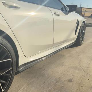 Extensions de bas de caisse V1 (pour G16 M-Sport/F93 M8, Carbone) BMW 8 Series G14/G15/G16 2018- photo 4