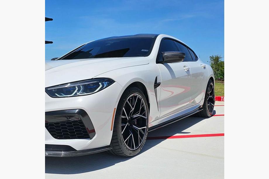 BMW 8 Series G14/G15/G16 2018- Extensions de bas de caisse V1 (pour G16 M-Sport/F93 M8, Carbone) Photo 2