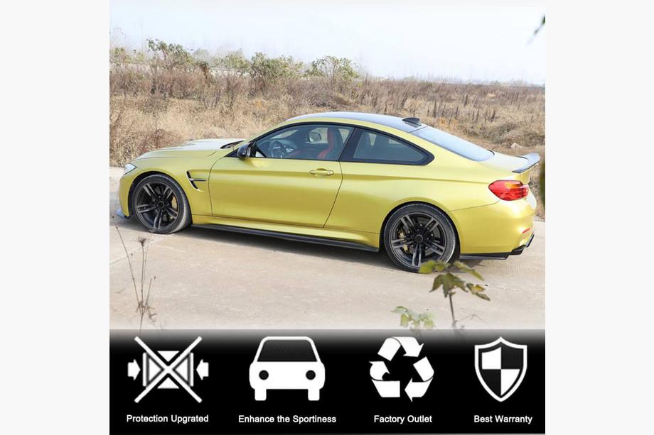 BMW 4 Series F32/F33/F36 2012-2020 Extensions de bas de caisse V3 (pour F82/F83, Carbone) Photo 2