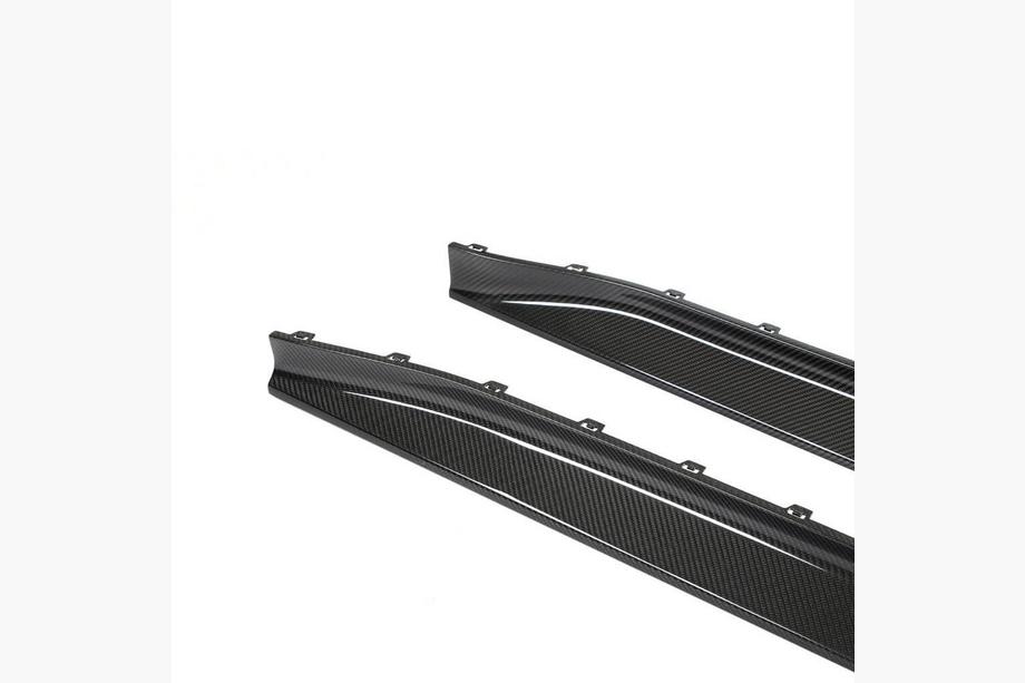 BMW 3 Series G20/G21 2018- Extensions de bas de caisse V1 (pour G80, Carbone) Photo 8
