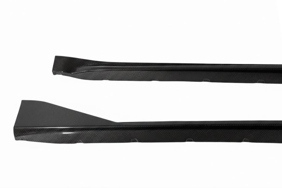 BMW 3 Series G20/G21 2018- Extensions de bas de caisse V2 (pour G80, Carbone) Photo 5