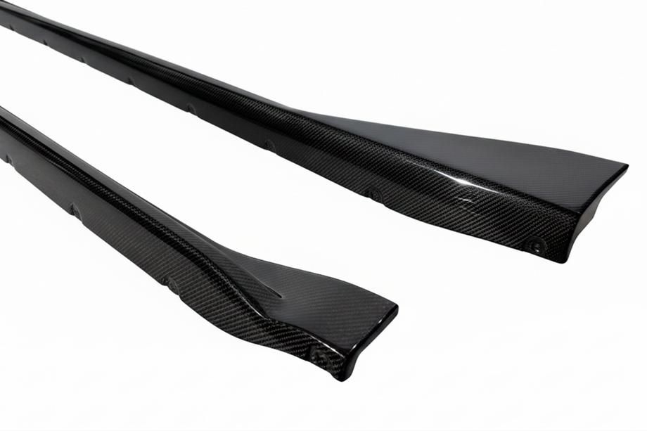 BMW 3 Series G20/G21 2018- Extensions de bas de caisse V2 (pour G80, Carbone) Photo 11