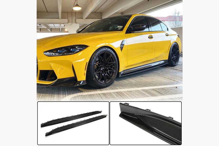 BMW 3 Series G20/G21 2018- Extensions de bas de caisse Carbon V5 (pour G80) Image