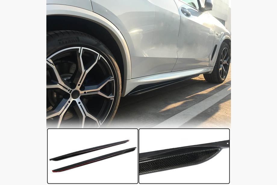 BMW X5 G05 2019–2026 Extensions de bas de caisse Carbone V1 (Carbone véritable) Photo 1