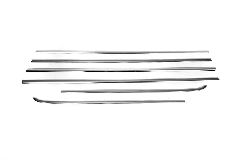 SsangYong Kyron 2005-2014 Encadrement de vitres exterieur inox (6 pcs) Photo 2