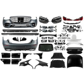 Kit restylage vers W223 AMG Line (avec poignées de porte et inserts) photo 1