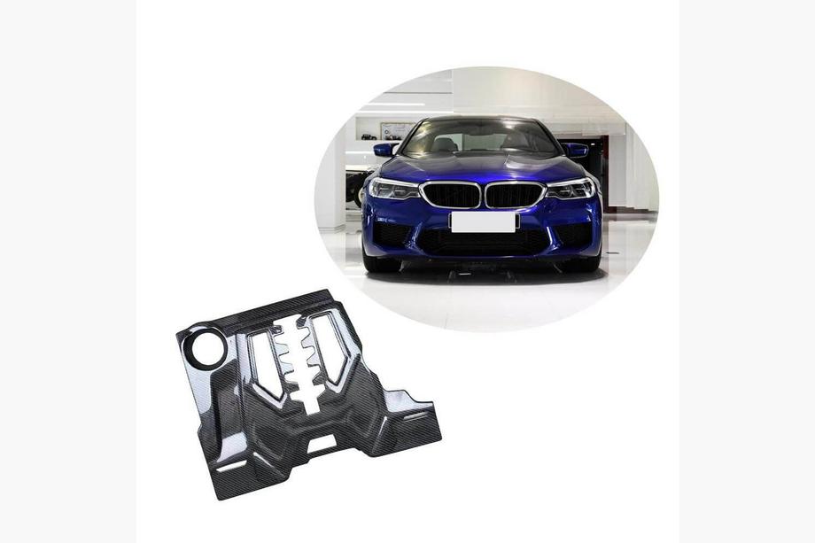 BMW Série 5 G30/G31 2017–2023 Cache moteur carbone (pour F90) Image