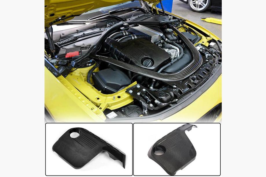 BMW 4 Series F32/F33/F36 2012-2020 Cache moteur (pour F82/F83, Carbone) Image
