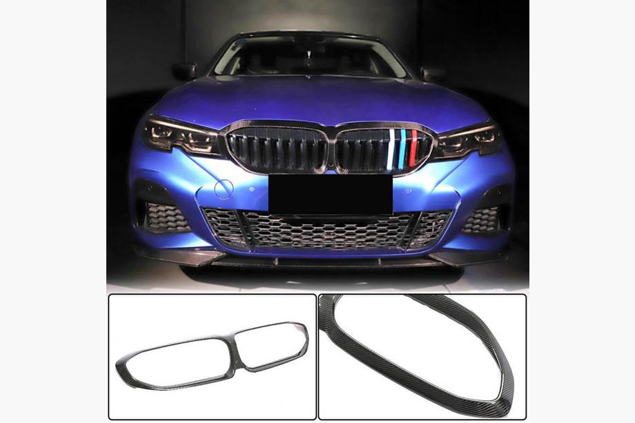 BMW 3 Series G20/G21 2018- Encadrement de calandre (2018-2022, Carbone) Image