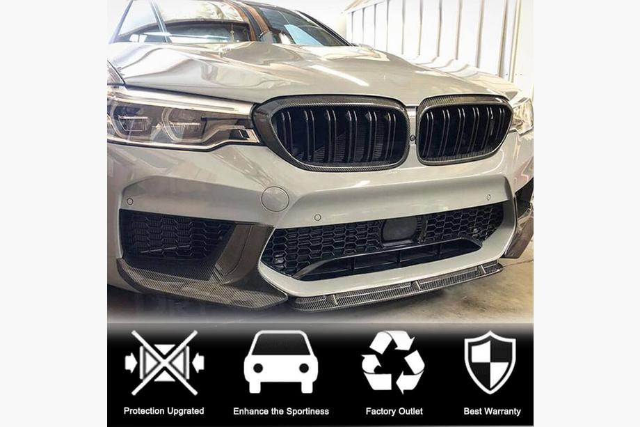 BMW Série 5 G30/G31 2017–2023 Encadrement de Calandre (2017-2020, Carbone) Photo 2
