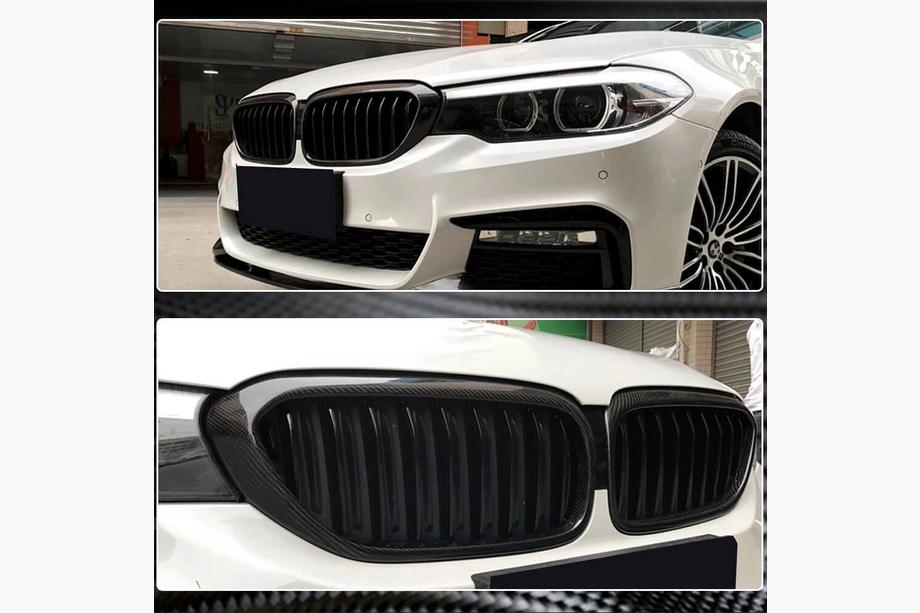 BMW Série 5 G30/G31 2017–2023 Calandres M-Look V2 (2017-2020, Carbone) Photo 4