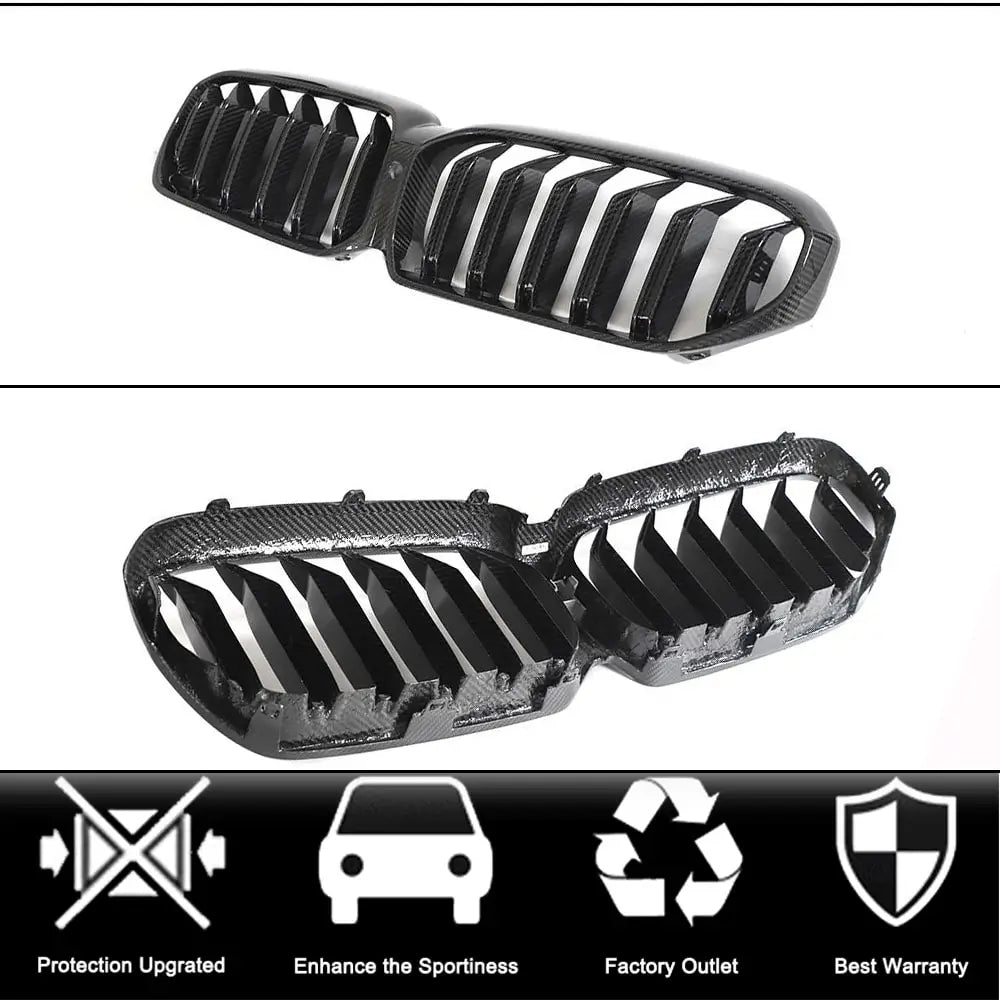 Grilles M-Look V1 (2021-2023, Carbone Sec) photo 2