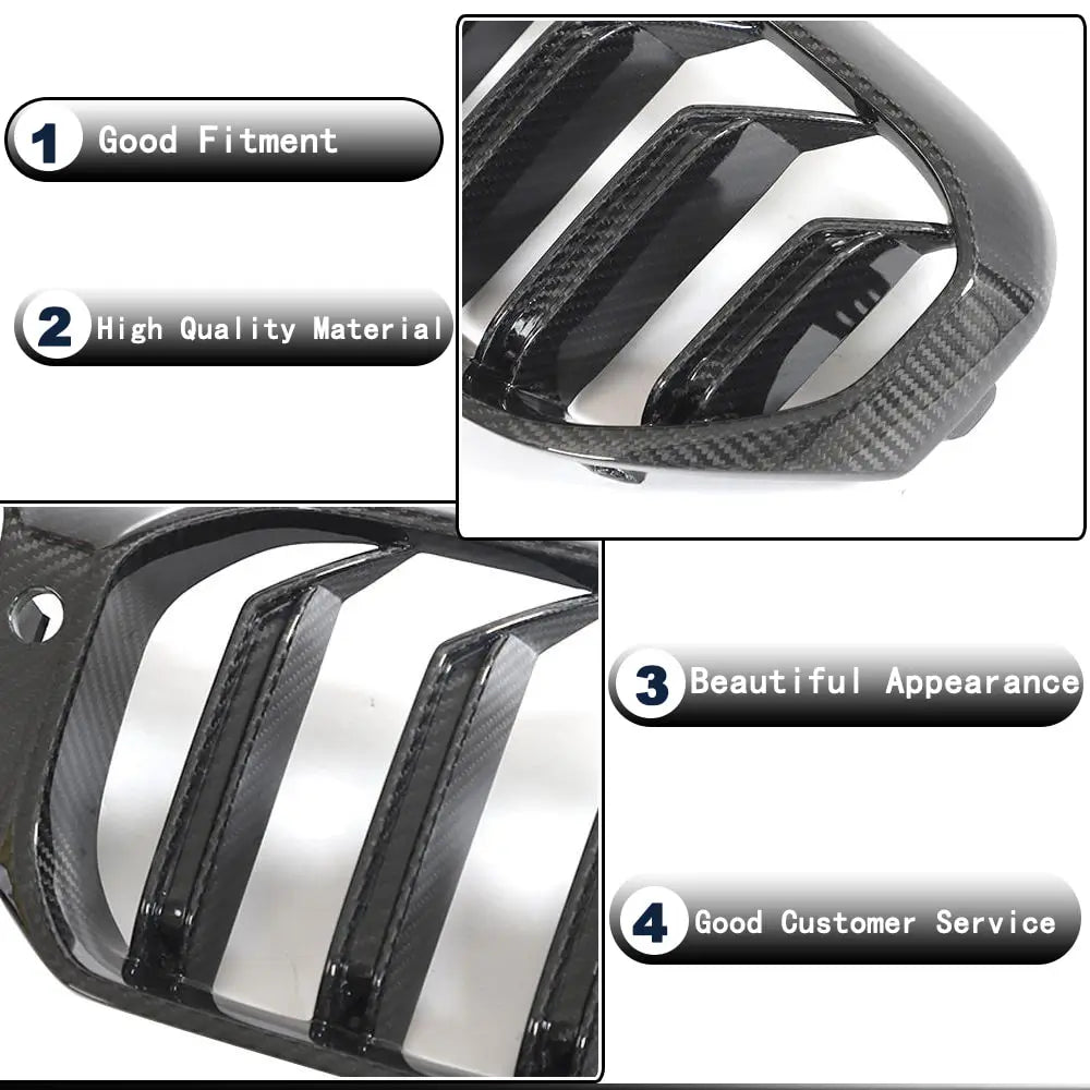 Grilles M-Look V1 (2021-2023, Carbone Sec) photo 3