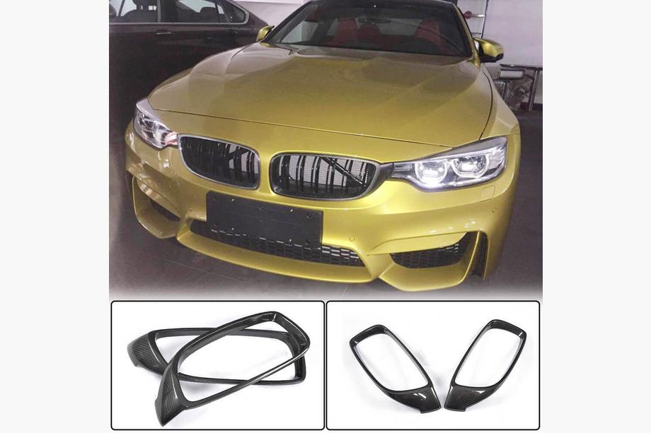 BMW 4 Series F32/F33/F36 2012-2020 Contour de Calandre (Carbone) Image