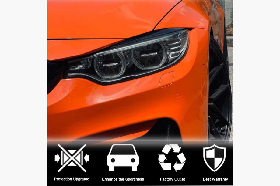BMW 3 Series F30/F31 2012-2019 Cils de phares V1 (pour F80, Carbone) Photo 2