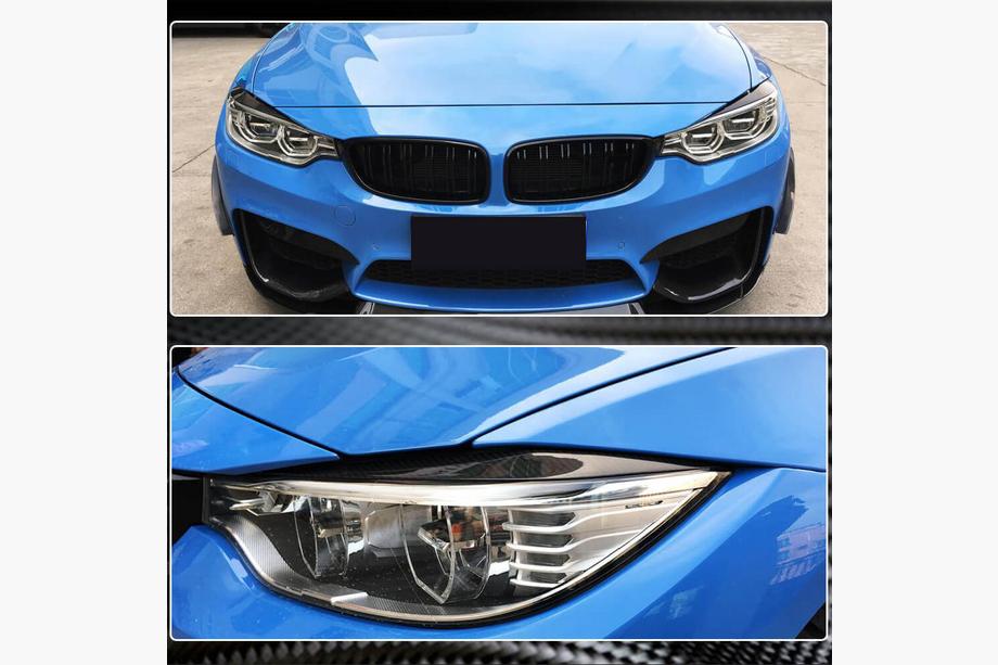 BMW 4 Series F32/F33/F36 2012-2020 Paupières de Phares V2 (Carbone) Photo 6